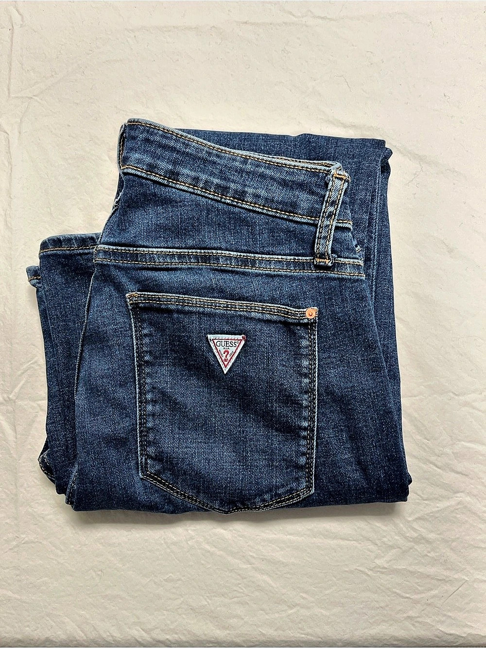 GUESS Sexy Boot Cut Jeans in Blue Waist 29 Like New
